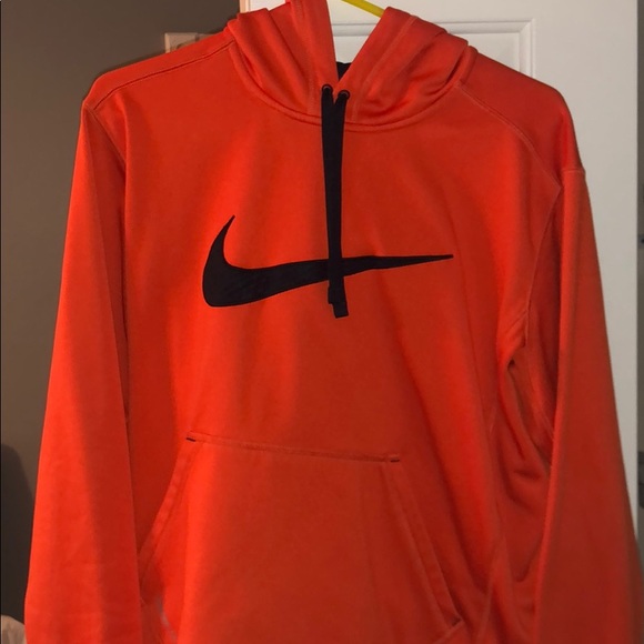 orange nike hoodies